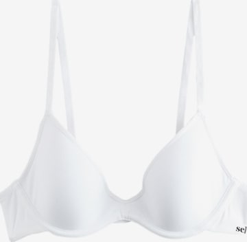 self. T-Shirt BH in Weiß: Vorderseite