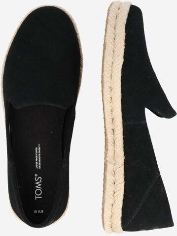 TOMS Espadrilky - Čierna