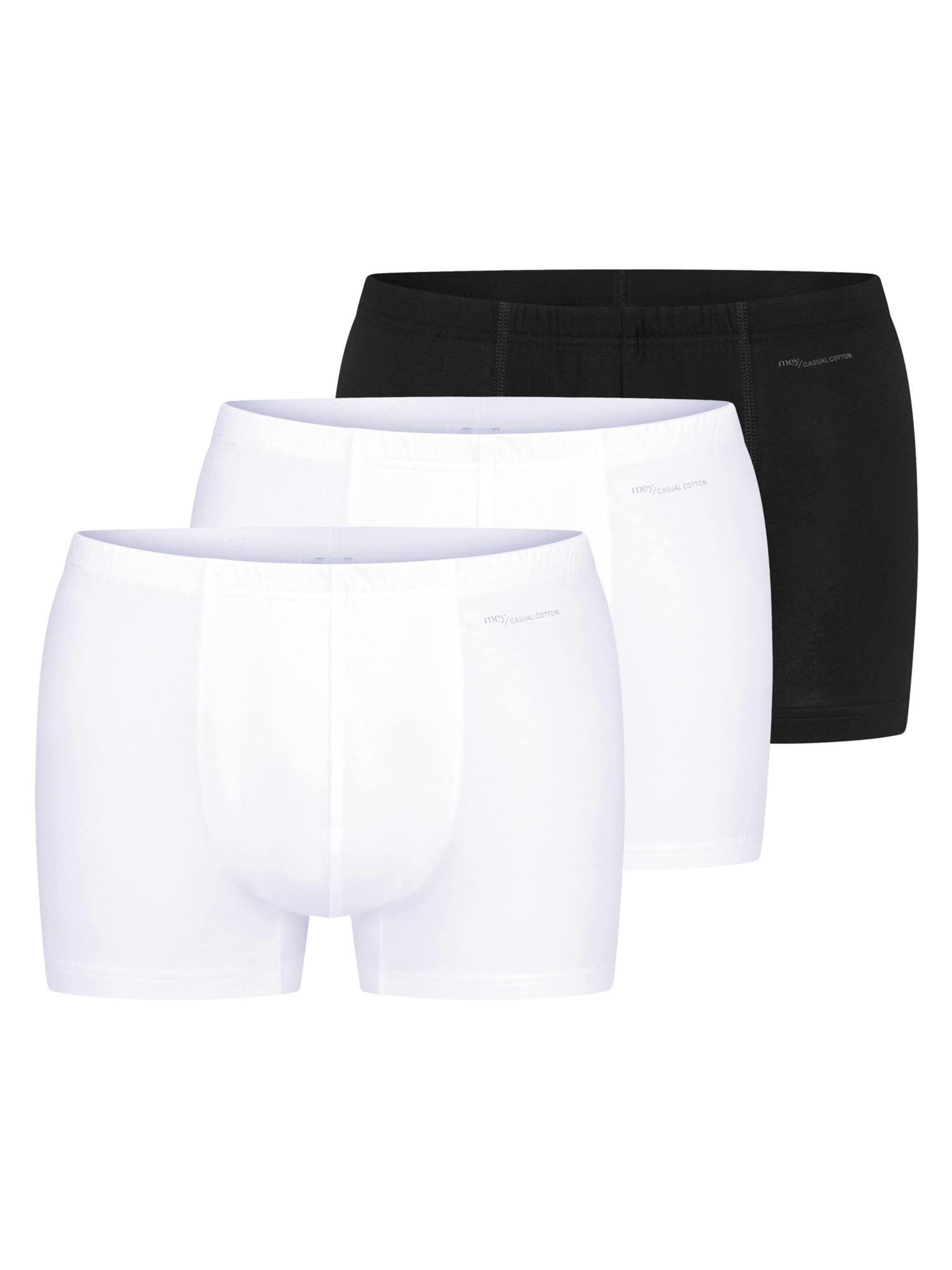 Mey Boxer shorts 'Casual Cotton' in M in Mottled black, Item view