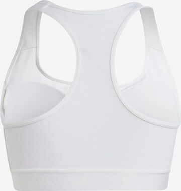 ADIDAS PERFORMANCE Bustier Sport bh in Wit