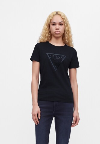 GUESS Μπλουζάκι σε μπλε: μπροστά