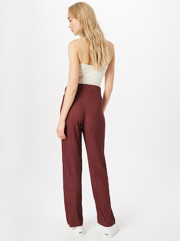 Gina Tricot Loosefit Broek 'Sissi' in Bruin