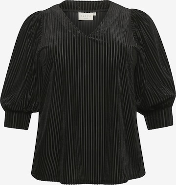 Camicia da donna 'Cacanna' di KAFFE CURVE in nero: frontale
