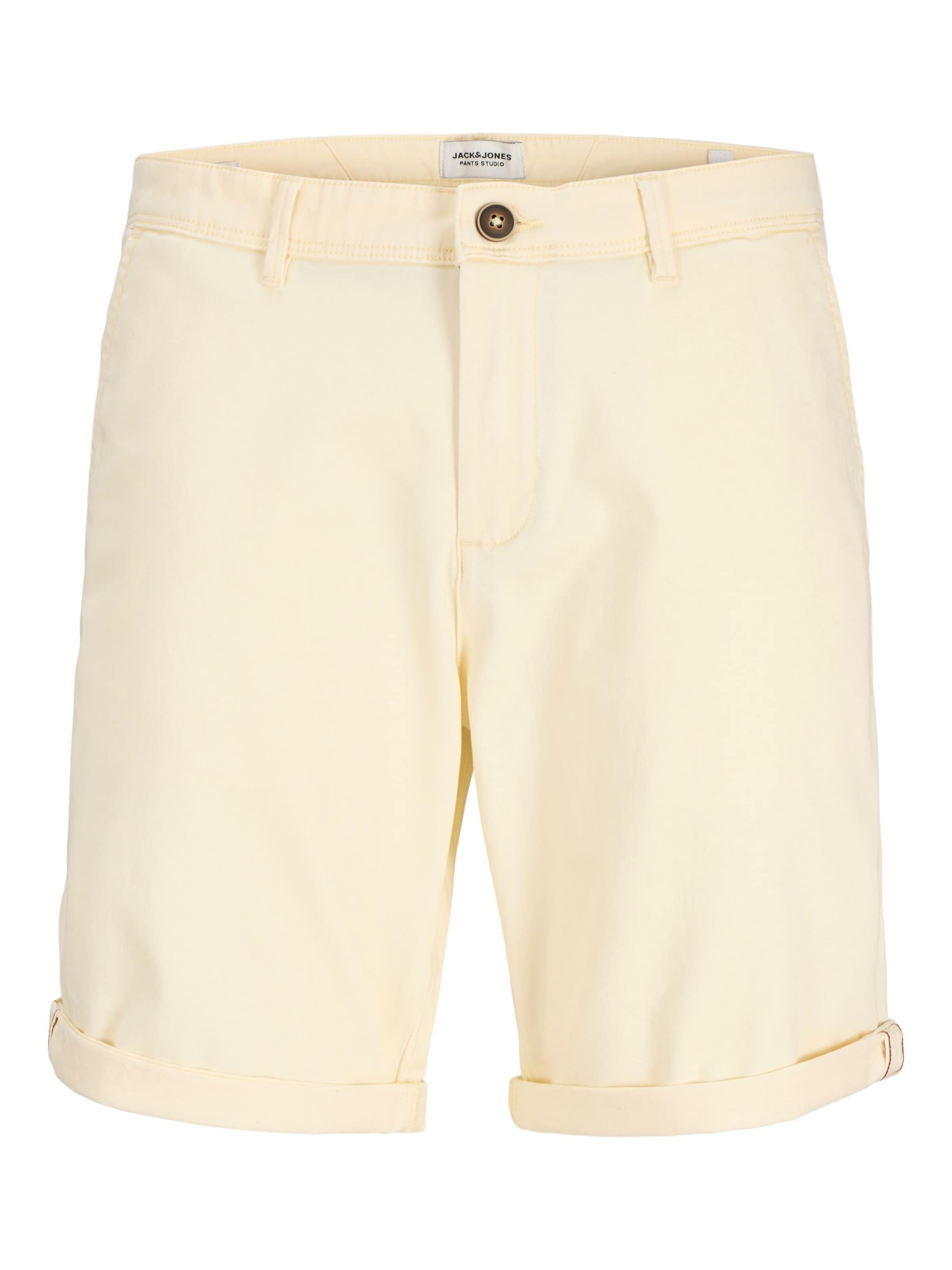 JACK & JONES - regular Pantalón chino en beige: frente