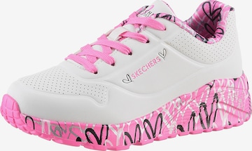 SKECHERS Sneaker 'Uno Lite - Lovely Luv' in Weiß: Vorderseite