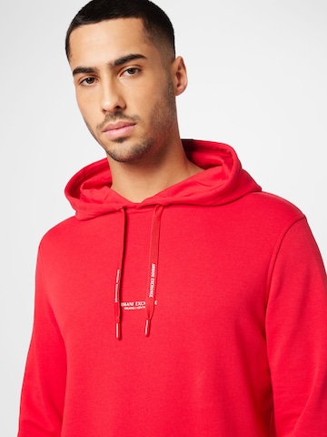 ARMANI EXCHANGE Regular fit Sweatshirt i röd