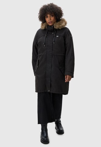 Ragwear Winterparka 'Tawny' in Schwarz