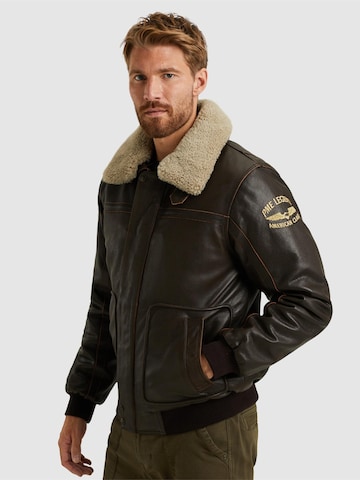 PME Legend - Chaqueta de entretiempo 'Iconic Hudson leather jacket' en marrón