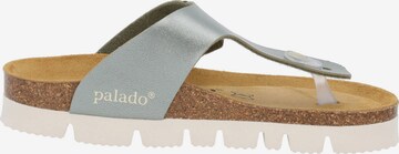 Palado T-Bar Sandals 'Kos BEGS' in Green