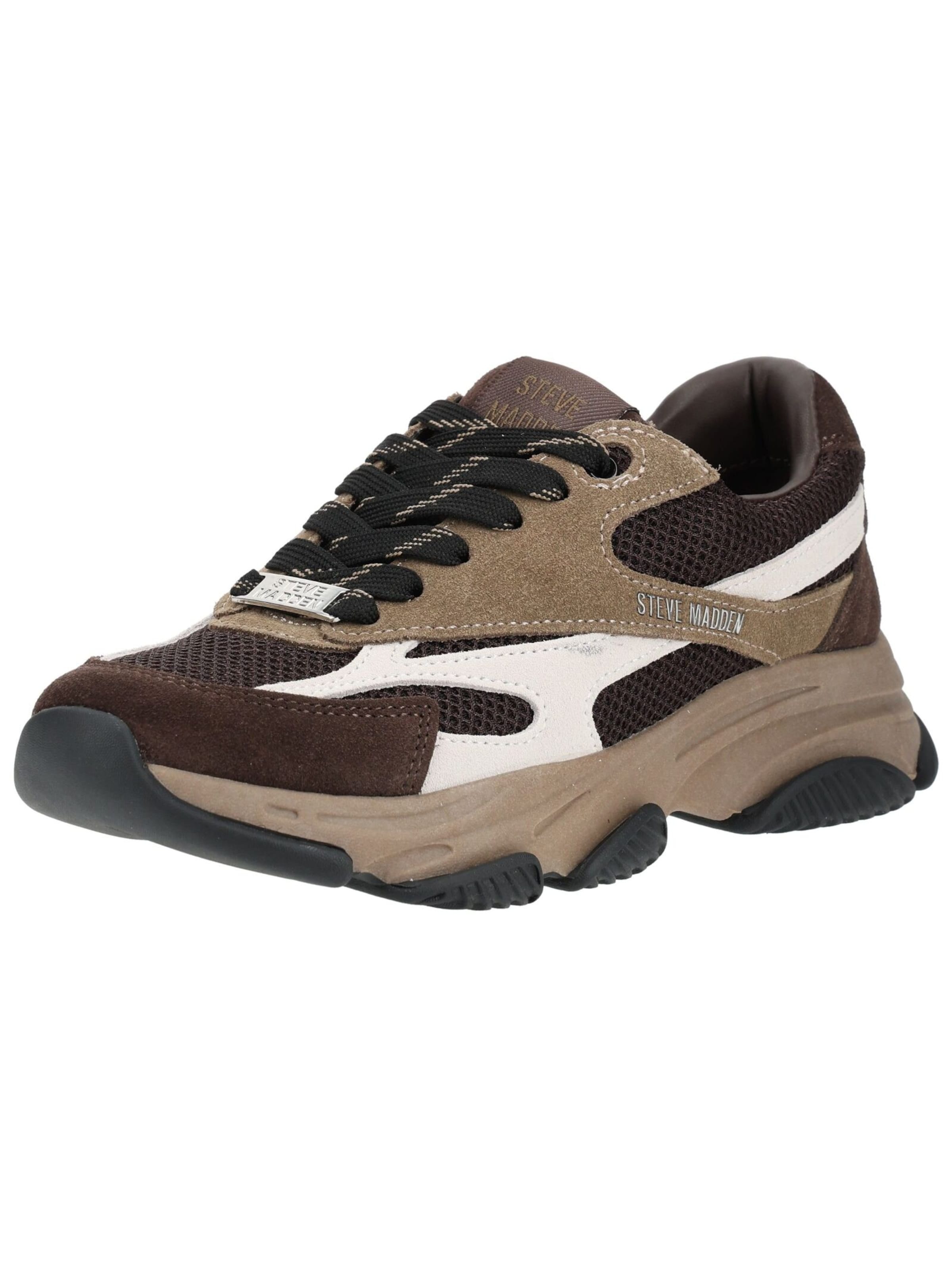 Sneaker bassa in 36 STEVE MADDEN di colore crema / mocca / marrone scuro, Visualizzazione prodotti
