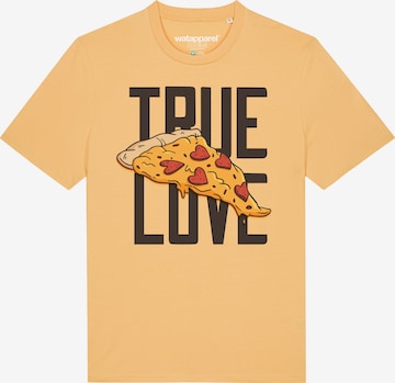 Maglietta ' True Love ' di Watapparel in arancione: frontale