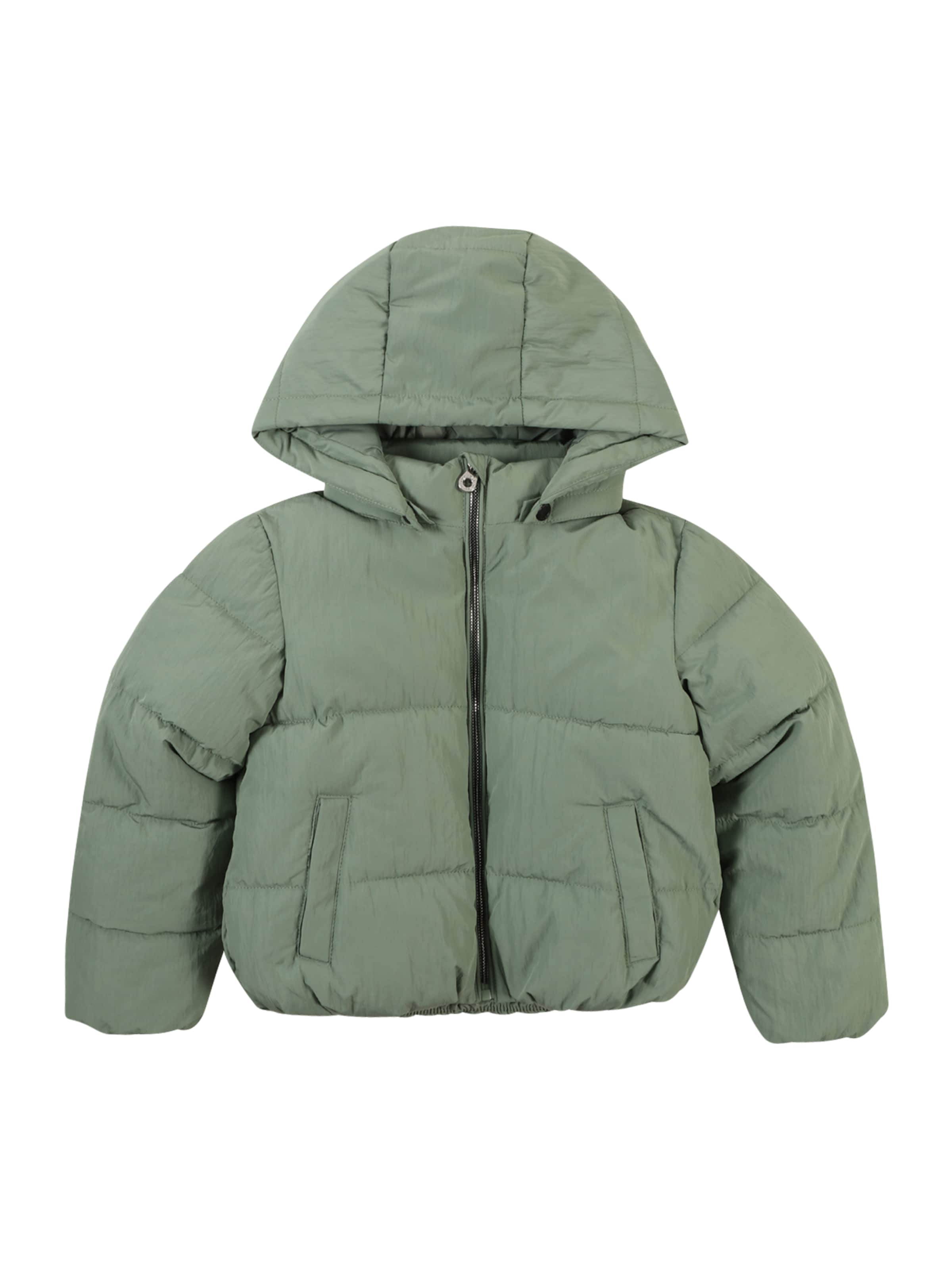 ONLY GIRLS Winter Jacket in Green: front