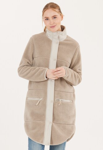 Weather Report Between-Seasons Coat 'Rihanna' in Beige: front