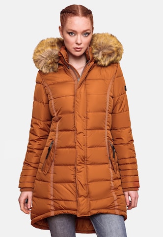 Manteau d’hiver 'Papaya' NAVAHOO en marron : devant