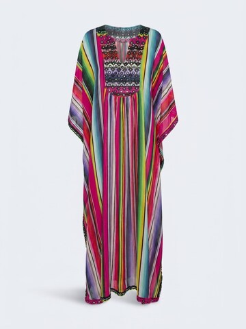 Miss June Kleid 'Caftan Long Waves'‌‌‌‌‌ in Mischfarben