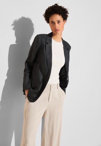 STREET ONE Blazer in Black: front