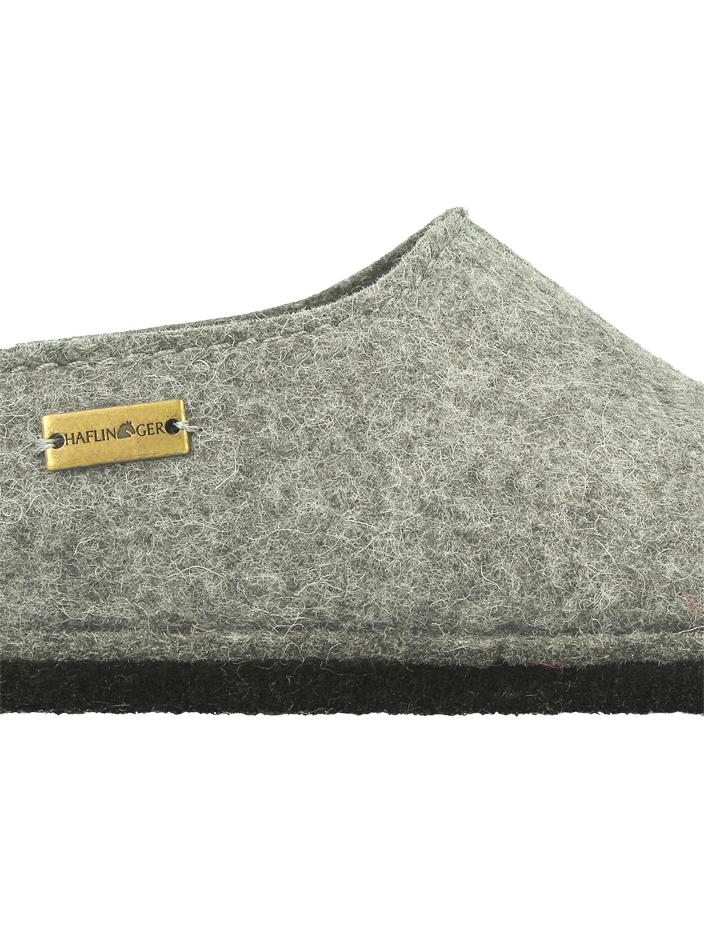 HAFLINGER Slipper 'Flair Smily' in Grey