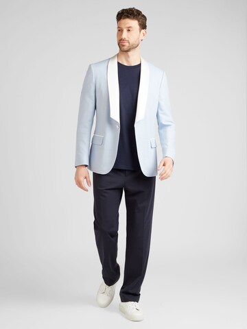 HUGO Slim Fit Pikkutakki 'Henry242E1X' värissä sininen