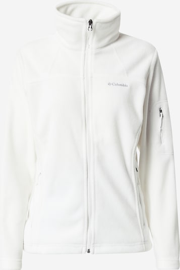 COLUMBIA Athletic Fleece Jacket 'Fast Trek II' in Light grey / White, Item view