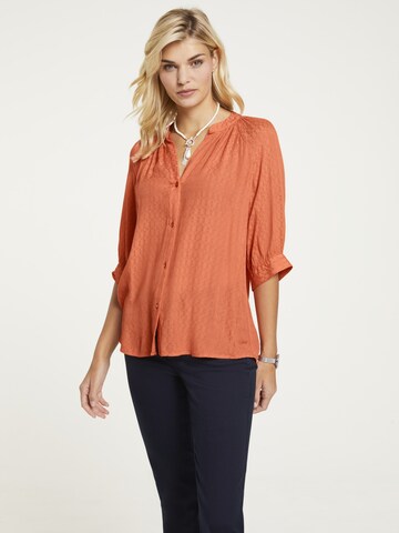 heine Blouse 'Linea Tesini' in Oranje: voorkant