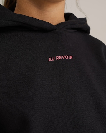 WE Fashion - Sudadera con cremallera en negro