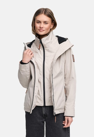 Giacca funzionale 'Erdbeere' di MARIKOO in beige: frontale