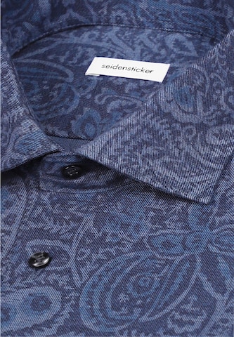 SEIDENSTICKER Regular fit Business shirt in Blue