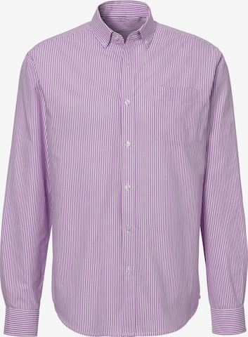 Chemise H.I.S en violet : devant