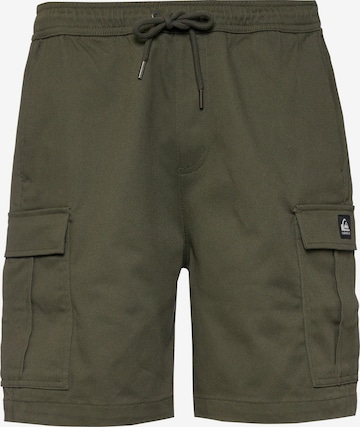 QUIKSILVER Loosefit Shorts 'Taxer 19' in Grün: Vorderseite