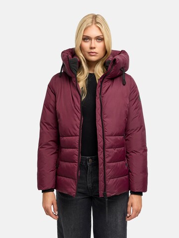 Giacca invernale 'Waldengel XIV' di NAVAHOO in rosso: frontale