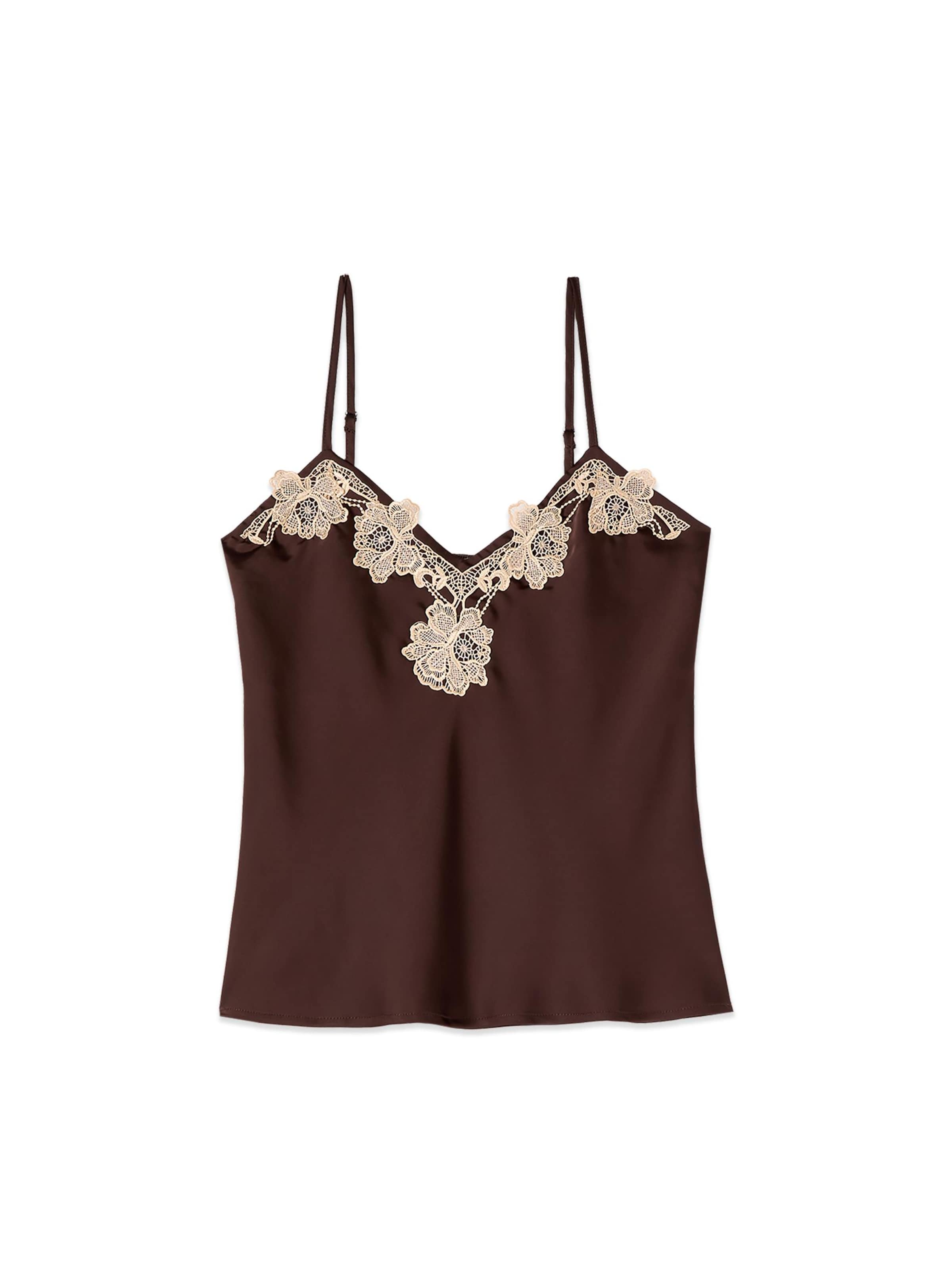 oltre Top in XS in de kleur Bruin, Productweergave