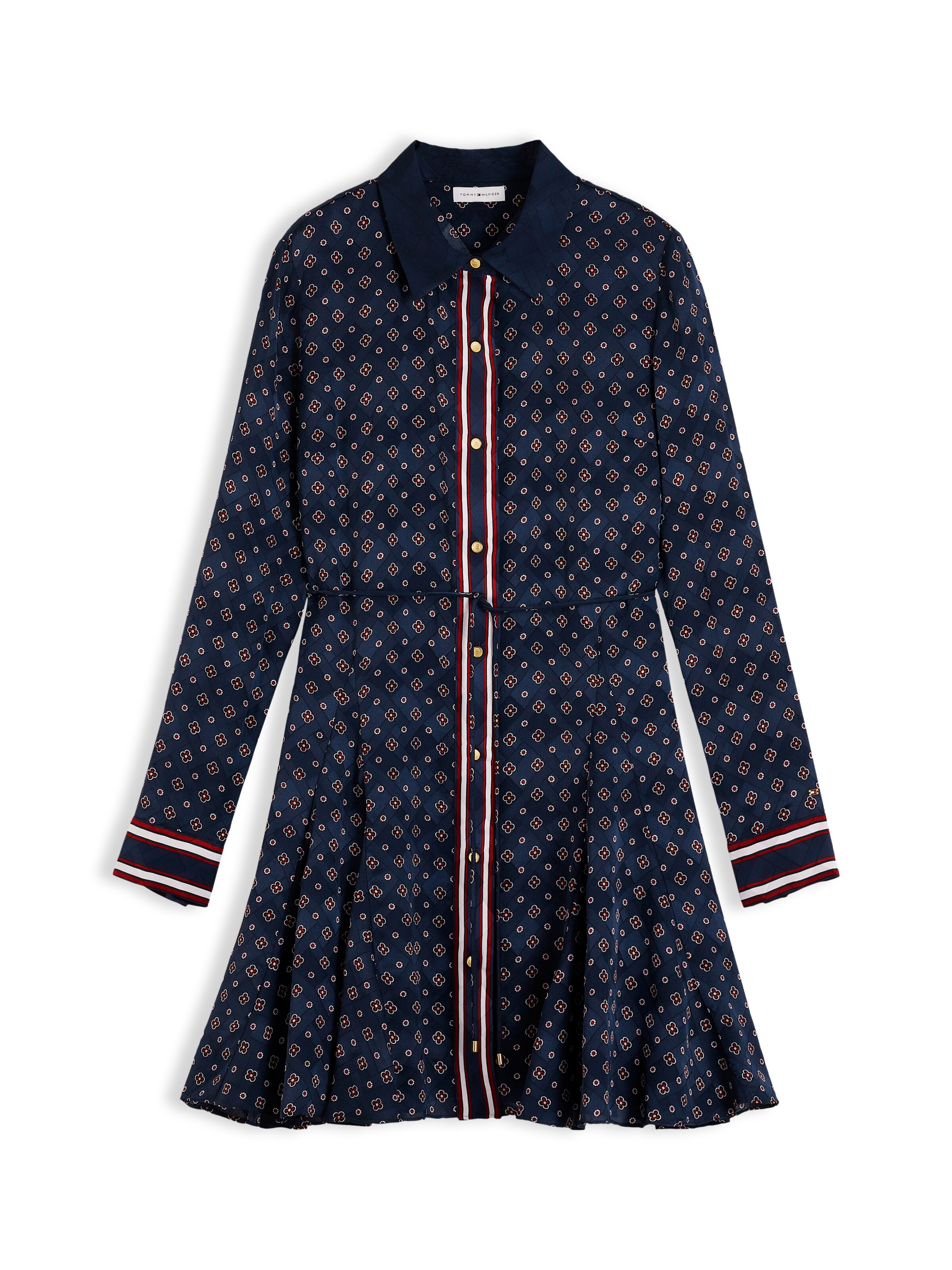 Robe-chemise TOMMY HILFIGER en bleu : devant