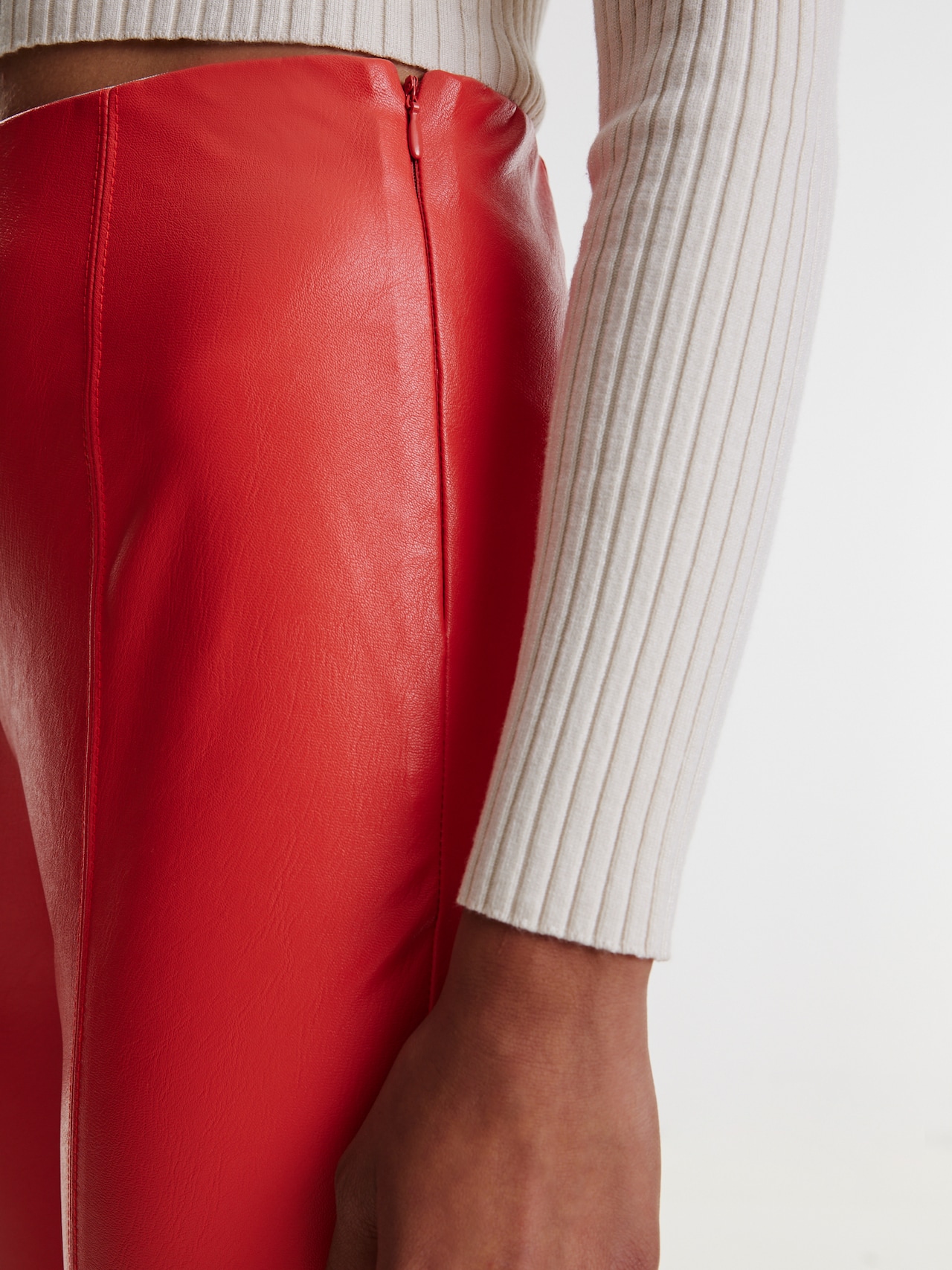 EDITED Leggings 'Teresa' rouge