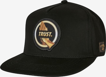 Cappello da baseball 'Trust In Gold' di Cayler & Sons in nero: frontale