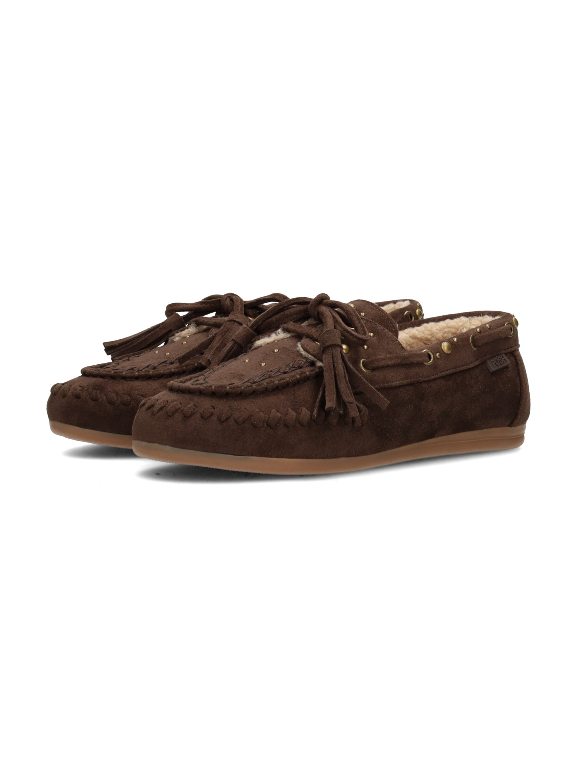 Mocassin 'MAE' POSH by Poelman en marron