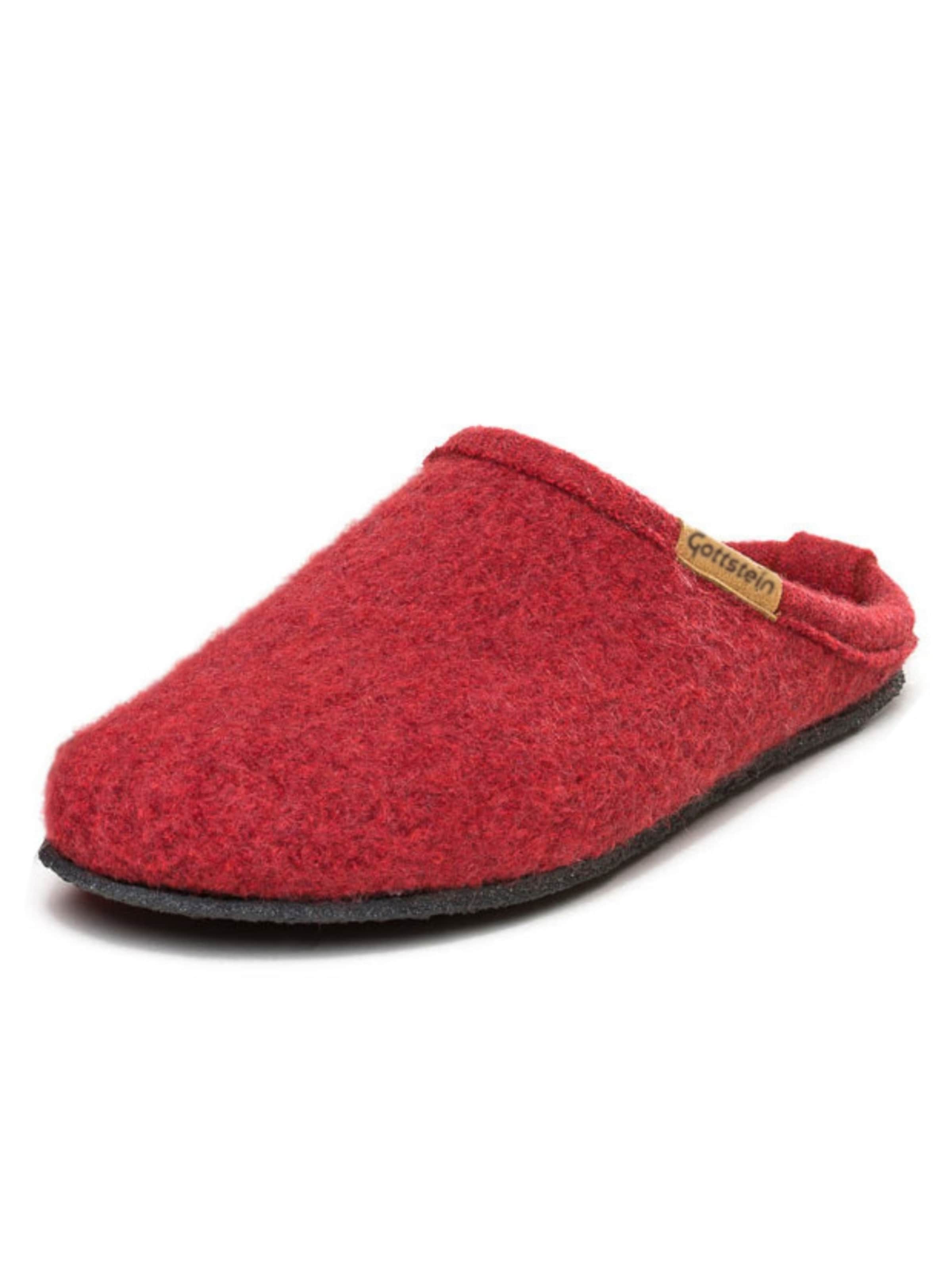 Gottstein Hausschuh 'Walkpantoffel Alpine Light'‌‌‌‌‌‌‌‌‌‌ in Rot: Vorderseite