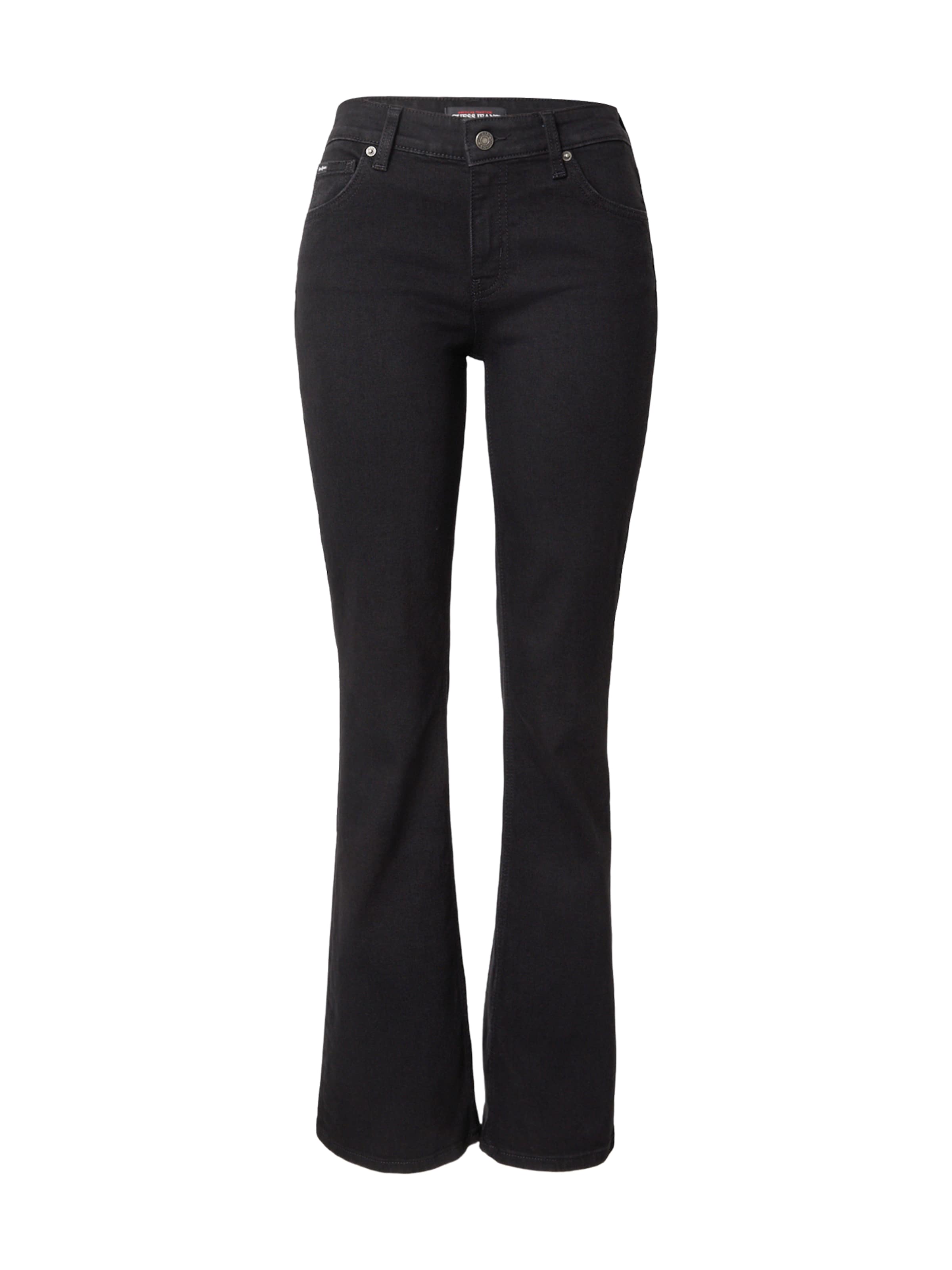 Bootcut Jeans di GUESS JEANS in nero: frontale