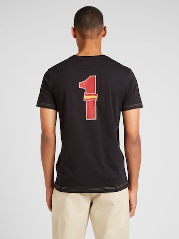 La Martina T-Shirt in Schwarz: Vorderseite