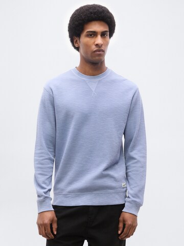 SCOTCH & SODA Collegepaita 'GARMENTDYED' värissä sininen: etupuoli