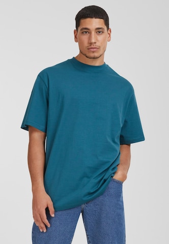 Urban Classics Shirt in Blauw: voorkant