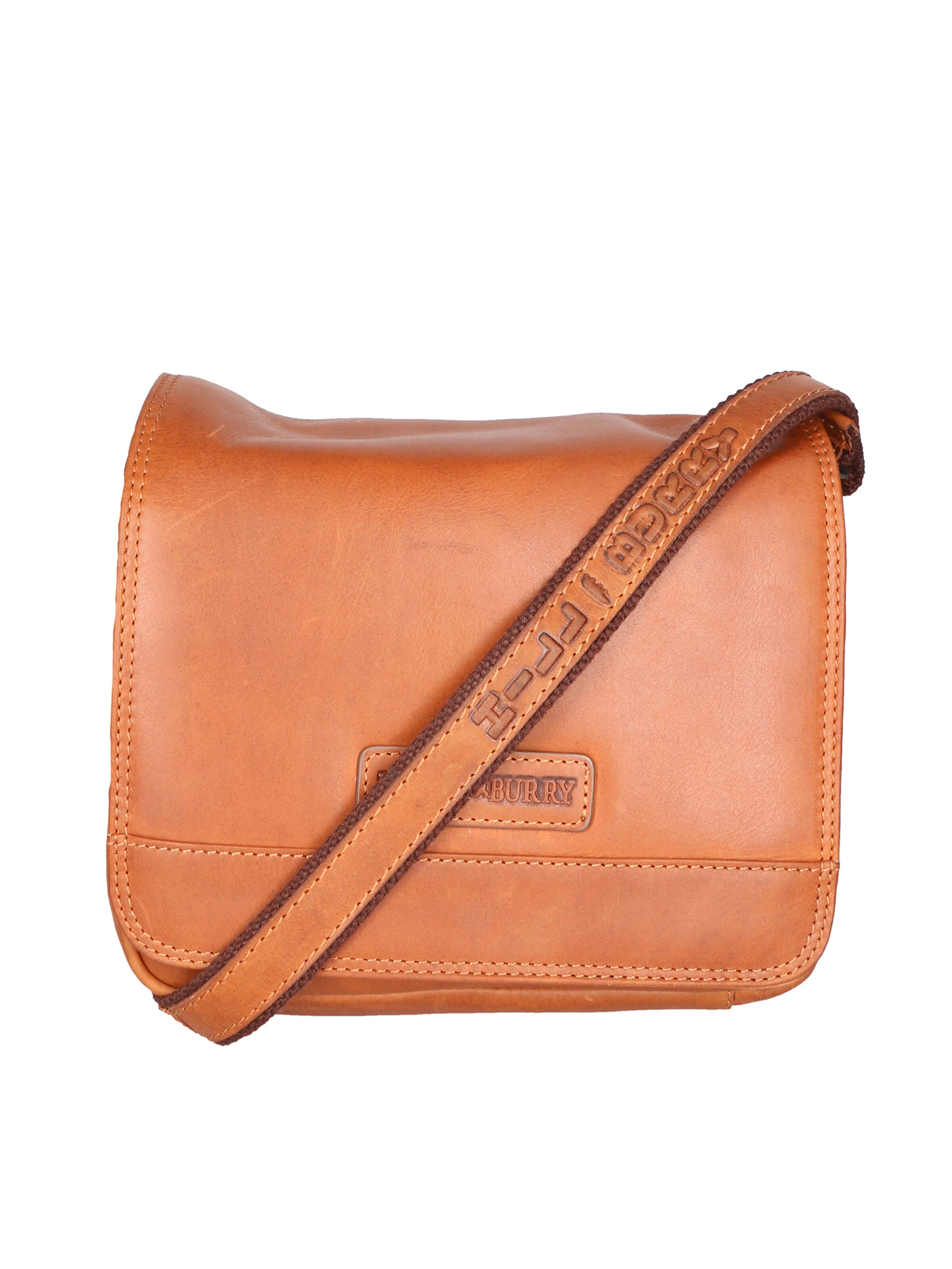 HILL BURRY Crossbody Bag in Brown: front