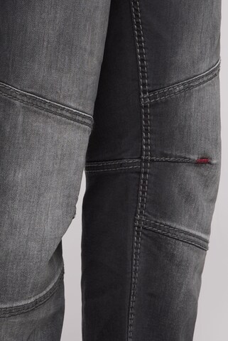 CAMP DAVID Regular Jeans HE:RY mit Teilungsnähten in Schwarz