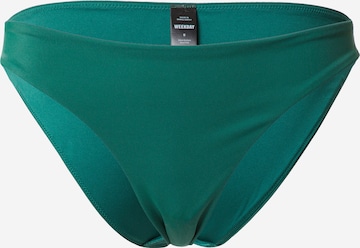 WEEKDAY - Cueca biquíni 'Ava' em verde: frente