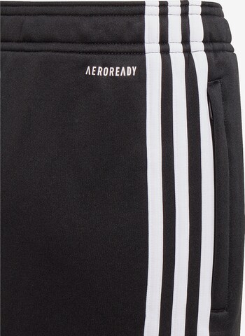 ADIDAS SPORTSWEAR Regular Sporthose 'Designed To Move 3-Stripes' in Schwarz