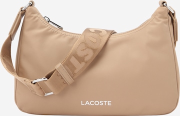 LACOSTE - Bolso de hombro en marrón: frente