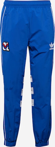 ADIDAS PERFORMANCE Regularen Športne hlače 'Olympique Lyonnais 95/96 ' | modra barva: sprednja stran
