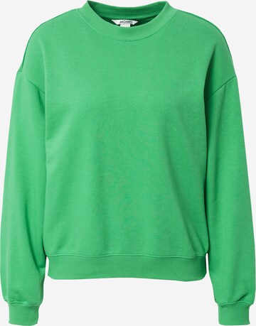 Monki Μπλούζα φούτερ σε πράσινο: μπροστά