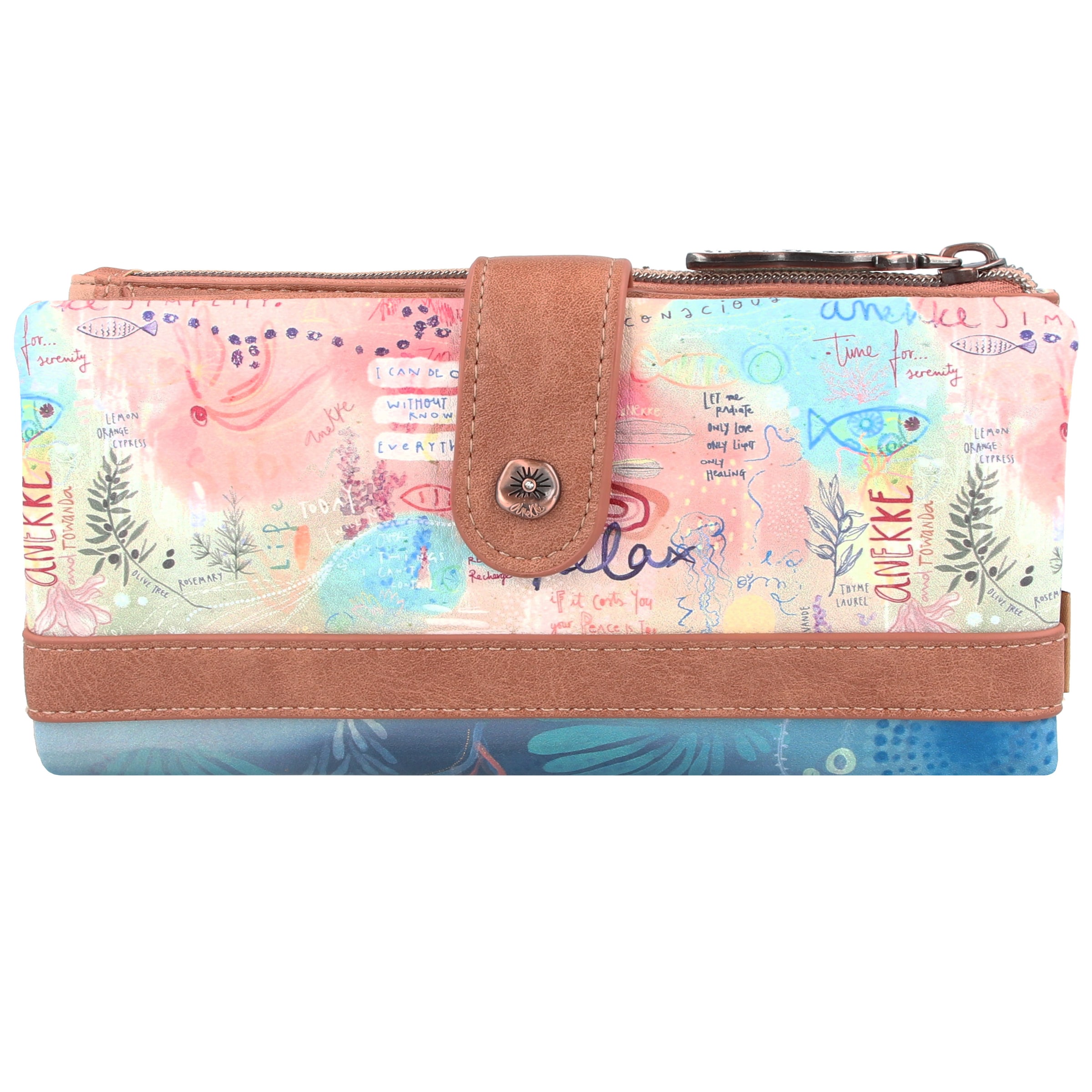 Anekke Portemonnaie 'Mediterranean' in Mischfarben: Vorderseite