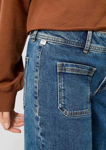 QS Wide Leg Jeans 'Catie' in Blau: Seite