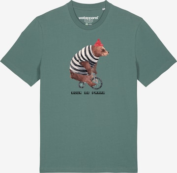 Watapparel Shirt 'Tour de Franz' in Grün: Vorderseite